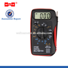 multímetro digital de bolsillo DT83B con prueba de batería